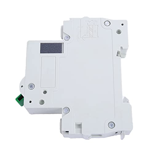 AC Miniature Circuit Breaker, 1 Pole 25 Amp, 120/240VAC, 6kA Din Rail Mount Breaker with Thermal Magnetic Trip, DZ47-63 C25 1P, AC Solar MCB - color: 1 Pole, size: 25 A
