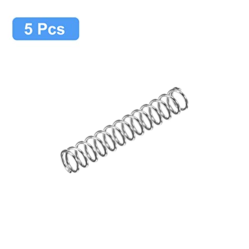 uxcell 5Pcs Compression Spring 304 Stainless Steel 7mmOD,0.8mmWD,35mmFL - size: 7x0.8x35mm