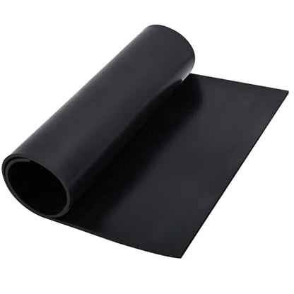 Neoprene Rubber Sheet - 1/8 Inch Thick x 16 Inch Wide x 2.5 Feet Long Neoprene Rubber Strips Rolls for DIY Gaskets, Pads, Seals, Crafts, Flooring, Cushioning of Anti-Vibration, Anti-Slip - size: W:16In x T: 1/8In x L: 2.5Ft