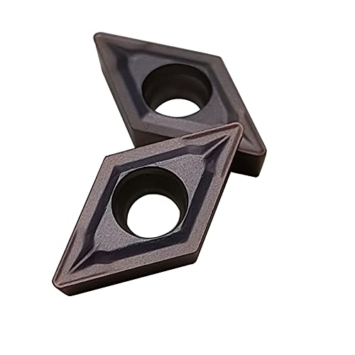Indexable Turning Insert DCMT21.51 DCMT070204 External Turning Tool Holder 1/3",3/8",1/2",5/8" SDJCR07 Lather Cutting Tools (20pcs DCMT21.51 Inserts) - style: 20pcs DCMT21.51 grey