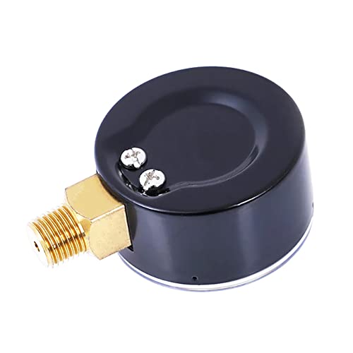 1/4" NPT 200Psi Steel Economical All Purpose Pressure Gauge with Brass Internals 2" Dial Display Bottom Mount - size: 0-200Psi (dry), style: Lower Mount-1/4"NPT