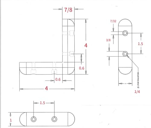 4inch Rubber Corner Guard Gray FZJ-02 (50)