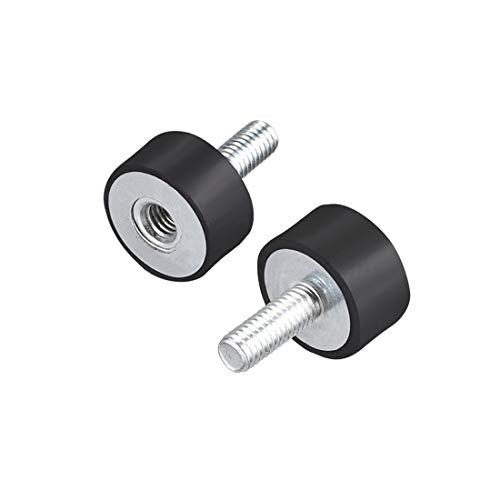 uxcell M6 Male Female Rubber Mounts,Vibration Isolators,Shock Absorber 20mm x 10mm 8pcs - size: M6x20mmx10mm