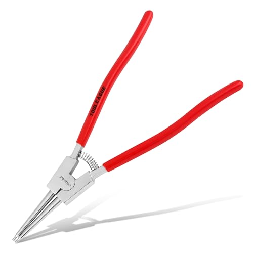 TOOLEAGUE 13" Large Snap Ring Pliers, Straight External Circlip Pliers,1 Pc - size: 13 inches (Straight External, 1Pc)