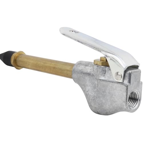 Lever-Style Grip Industrial Air Blow Gun with Rubber Tip, 1/4" NPT, S-153 (Pack of 2) - size: Single (Pack of 2)