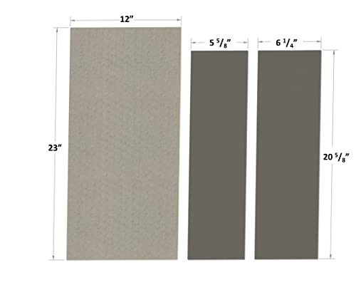 Replacement US Stove & Vogelzang Insert Fiber Board & Blanket Models 2200I, 2200IE, TR004, 88158, 88159, 88160, 2803C - size: 88158, 88159, 88160