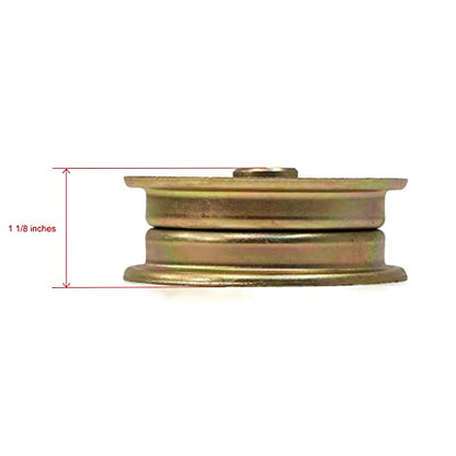 The ROP Shop Flat Idler Pulley for Bunton XM3652 36" Gear Drive Variable Speed Midsize Mower