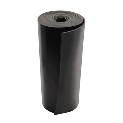 DEVNOL Neoprene Rubber Strip 1/8 (.125)" Thick X 10" Wide X 10'Long Grade 65A for Gasket, Surface Protection, Sealing - size: 1/8" x 10" x 10'