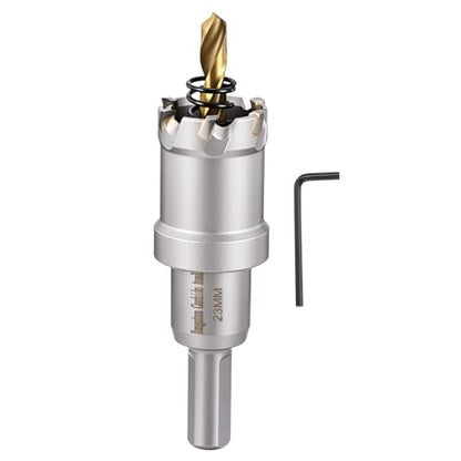 29/32" 23mm Hole Saw Tungsten Carbide TCT Hole Cutter W/Drill Bit - size: 23mm (29/32")
