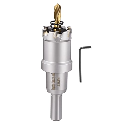 29/32" 23mm Hole Saw Tungsten Carbide TCT Hole Cutter W/Drill Bit - size: 23mm (29/32")