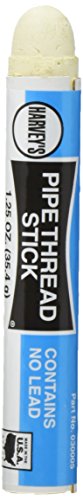 WM Harvey 030005-144 Harvey Pipe Thread Compound, 1-1/4 Oz Pack, Off-Solid Stick