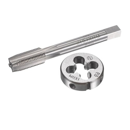 M11x1mm Metric Tap and Die Set,Machine Thread Screw Tap with Round Threading Die,Tap & Die Kit for Nut Screw Bolt Thread Repair - size: M11x1mm