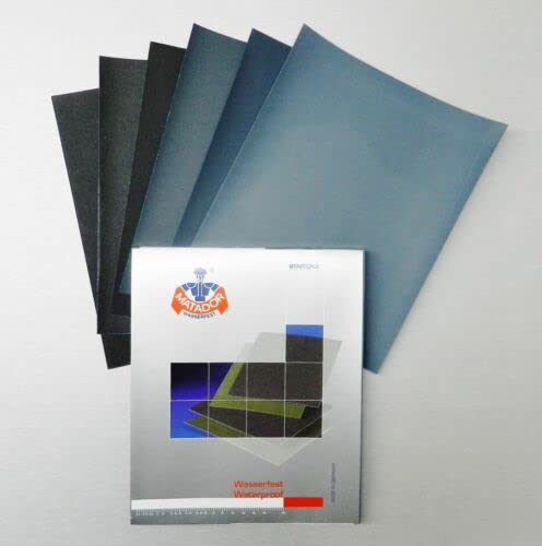 Matador Abrasive Wet or Dry Sandpaper 5 Sheet 7000 Grit 9"x11" S/C Made in Germany