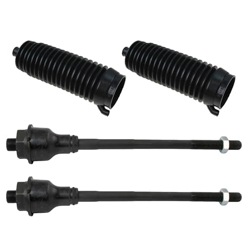 TRQ Steering Kit Steering Rack & Pinion Bellow Tie Rod - style: PSA27299