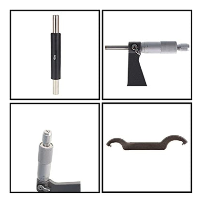 waltyotur 4-5 Inch U-Shaped Outer Micrometer for Precise Measurement - size: 4-5 Inch