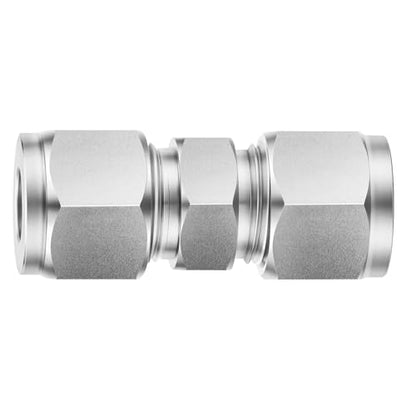ChillWaves 304 Stainless Steel Compression Tube Fitting, 1" OD x 1" OD Compression Union Connector(1-PACK) - size: 1" OD x 1" OD