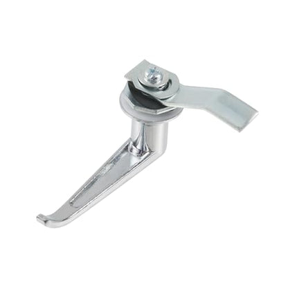 Quluxe 2 Pcs Chrome Zinc Alloy Handle Cabinet Locks Cam Lock