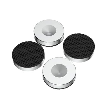 HiFi Speaker Stand Feet Pads, 25x10mm, Stainless Steel Speaker Isolation Feet for DVD/Amplifier/Turntables/Subwoofer - size: 25x10mm
