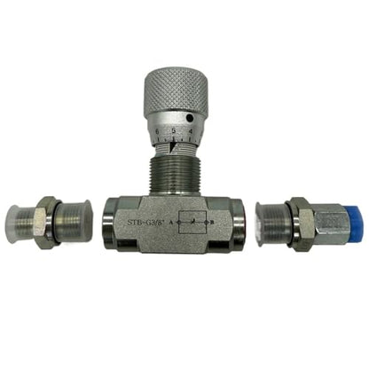 STB-G3/8 W / L08 connector Flow Control bidirectional hydraulic restrictor valve for Hydraulic