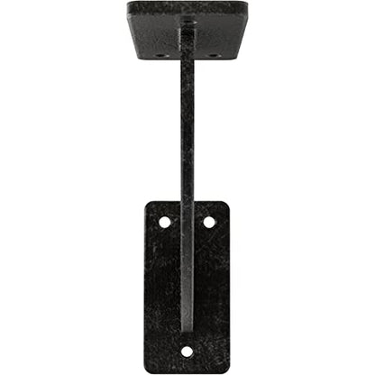 2" W x 7" D x 7" H Bradford Steel Bracket, Antiqued Silver - color: Antiqued Silver, size: 2-in. W x 7-in. D x 7-in. H