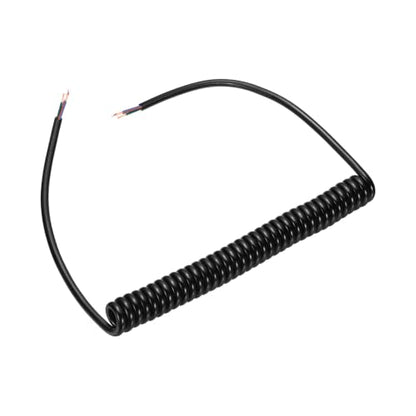 MECCANIXITY 5ft 17AWG Retractable Coiled Coil Cord, 600V 105℃ 3 Conductor - size: 5ft x17AWG, 3 Conductor