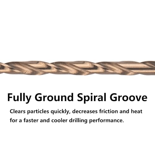 5/16 in. x 12 in. Cobalt Aircraft Extension Drill Bits Set(3PCS), M35 High Speed Steel Drill Bit Extra Long Deep Hole Drilling for Stainless Steel, Plastic and Wood - size: 5/16"x12"(3PCS)
