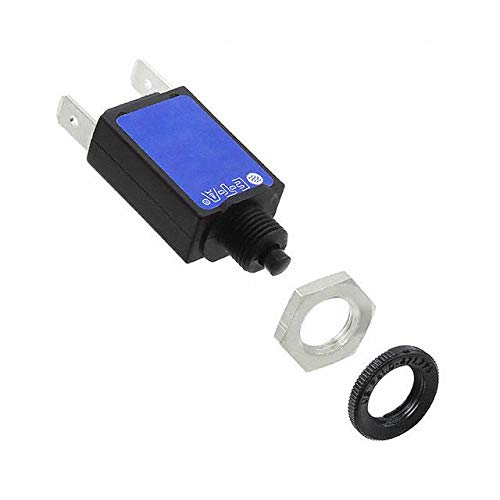 E-T-A 106-M2-P30-4A Circuit Breaker Thermal Push 1P 4A 250VAC/48VDC Panel MNT Blade Terminals