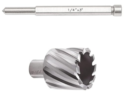 Annular Cutter 1" Depth of Cut for Magnetic Drill Press High Speed Cutting Mag Drill Bit for Magnetic Drill Press (1-5/8 X 1'') - size: 1-5/8 X 1''
