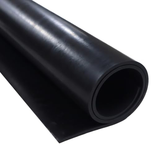 EPDM Rubber Sheet, Black, 60A, 0.187" x 36" x 60" - size: 60 x 36 x 0.187 in.