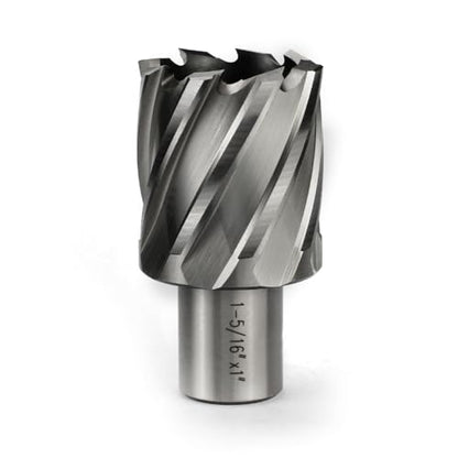Annular Cutter JESTUOUS 1-5/16 Inch Cut Dia 3/4 Weldon Shank 1 Cut Depth