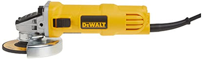 DEWALT Angle Grinder, One-Touch Guard, 4-1/2 -Inch, Yellow, Small with w/Safety Goggle (DWE4011 & DPG82-11C)
