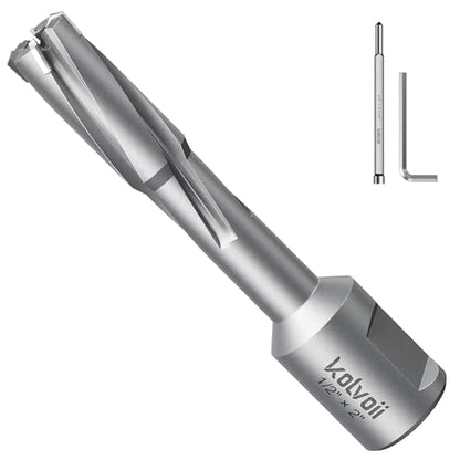 Kolvoii TCT Annular Cutter 1/2" Diameter x 2" Depth, Mag Drill Bit - size: 1/2" x 2"