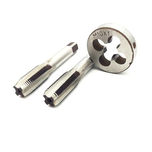 AtticZone M10 x 1.0 Metric Hand Thread Tap and Die Set, Right Hand - size: M10x1.0