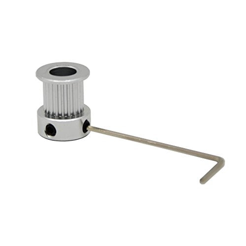 5PCs Aluminum 2GT Timing Pulley 20 Teeth Bore 8mm for 3D Printer 10mm Width 2GT Timing Belt - size: 20 teeth, style: 8mm bore, for 10mm belt