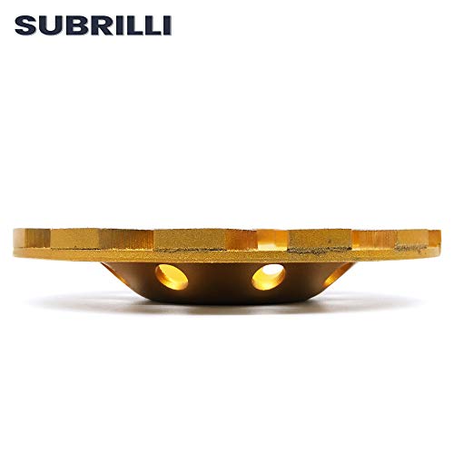 5" Diamond Cup Grinding Wheel Large Grinding Segments for Angle Grinder, for Granite, Stone, Marble, Masonry, Concrete - size: 5-Inch