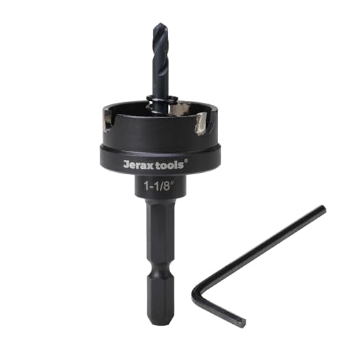 TCT Hole Cutter 1-1/8" Carbide Tipped 5mm Depth SS Iron Steel - size: 29mm | 1-1/8", style: Single Pack