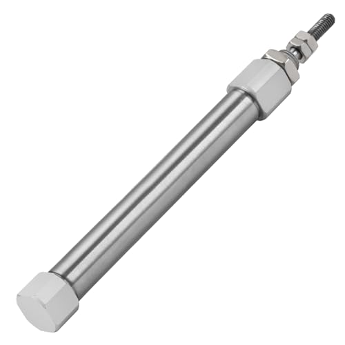 Heschen Stainless Steel Slim Air Pneumatic Cylinder, CDJ2B 10-60, M5 Port, 10mm Bore, 60mm Stroke, Double Acting Single Rod - size: 60mm Stroke