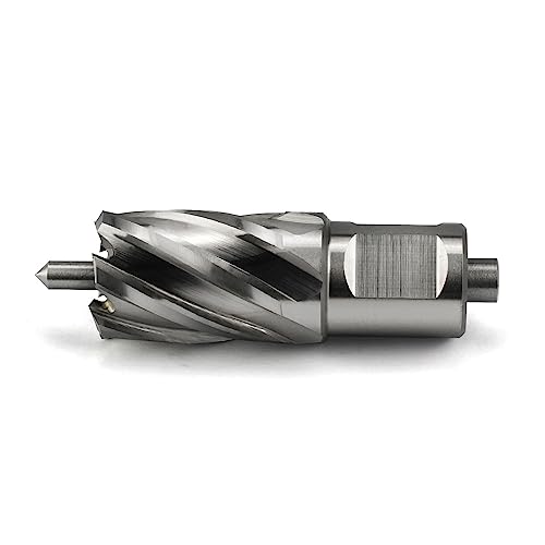 Annular Cutter JESTUOUS 7/8 Inch Cut Diameter 3/4 Weldon Shank 1 Cut Depth