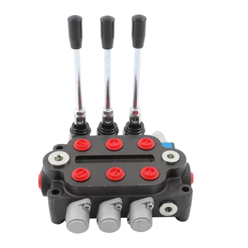 findmall 3 Spool Hydraulic Directional Control Valve, 25GPM 3000PSI