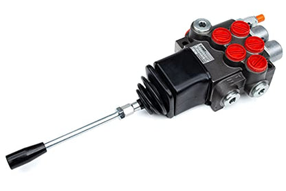 Chief G Series P40 Hydraulic Directional Control Valve – 2 Spool with Joystick – 10 GPM, 3625 PSI, 3-Position Spring Center, SAE 10 In/Out, SAE 8 Work Ports – Part Number 220910
