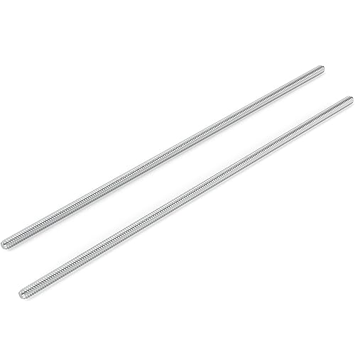 TAISHER 2PCS 304 Stainless Steel Fully Threaded Rod，1/2"-13 Long Threaded Screw 12" Length Right Hand Threads - size: 1/2"-13