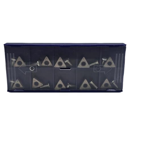 C-HORSE CB6914 Negative‑Rake Carbide Brake Lathe Bits – Fits Ammco 1000/2002/3000 & Hunter BL500/BL505 | 10-Pack Replacement Cutting Tips | Durable Precision Cutting Tips