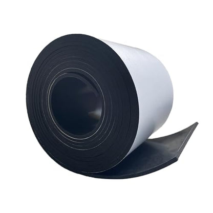 Adhesive Rubber Strips 1/8 (.125)" Thick X 4" Wide X 10'Long - size: 4"X10'X1/8", style: With Adhesive