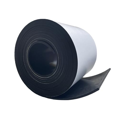 Adhesive Rubber Strips 1/8 (.125)" Thick X 4" Wide X 10'Long - size: 4"X10'X1/8", style: With Adhesive