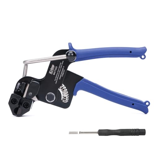 iCrimp Stainless Steel Cable Tie Tool Zip Gun Metal Zip Tensioner - color: Steel Cable Tie Tool