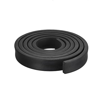 uxcell EPDM Spongy Rubber Sheet Strips 3/8" T x 1.18" W x 78.74" L, Neoprene Rubber Sheet Rolls for DIY Gasket, Sealing Padding, Reduce Vibration Mat - size: 3/8"T x 1.18"W x 78.74"L