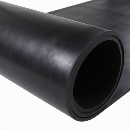 EPDM Rubber Sheet, Black, 60A, 0.375" x 24" x 36" - size: 24 x 36 x 0.375 in.