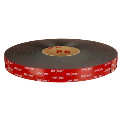 3M VHB Tape 5952 Double-Sided Acrylic Foam Tape, Black, 1 in x 36 yd - style: 1 in x 36 yd