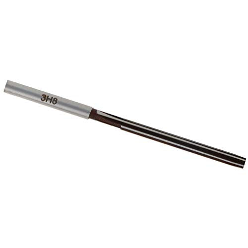 Utoolmart Hand Reamer 3mm Alloy Tool Steel H8 6 Straight Flutes Hand Milling Cutter Tool 1pcs - size: 3mm