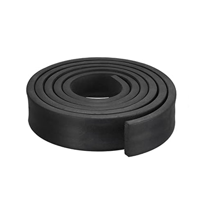 uxcell EPDM Rubber Foam Sheet Strips 3/8" T x 1.6" W x 78.74" L, Neoprene Rubber Sheet Rolls for DIY Gasket, Sealing Padding, Reduce Vibration Mat - size: 3/8"T x 1.6"W x 78.74"L